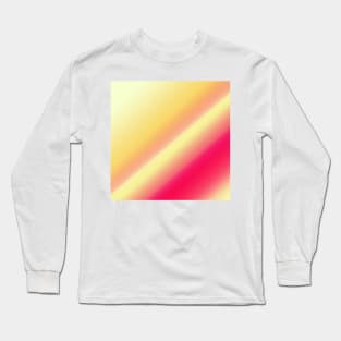 yellow pink abstract texture Long Sleeve T-Shirt